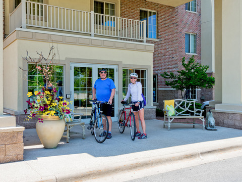 Guests enjoying the biking and walking trails!