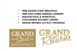 500 or 1000 Bonus Grand Returns Guest Loyalty Points